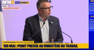 Le 1er mai restera un jour chômé et férié» se félicite Cyril Chabanier, sur BFM TV